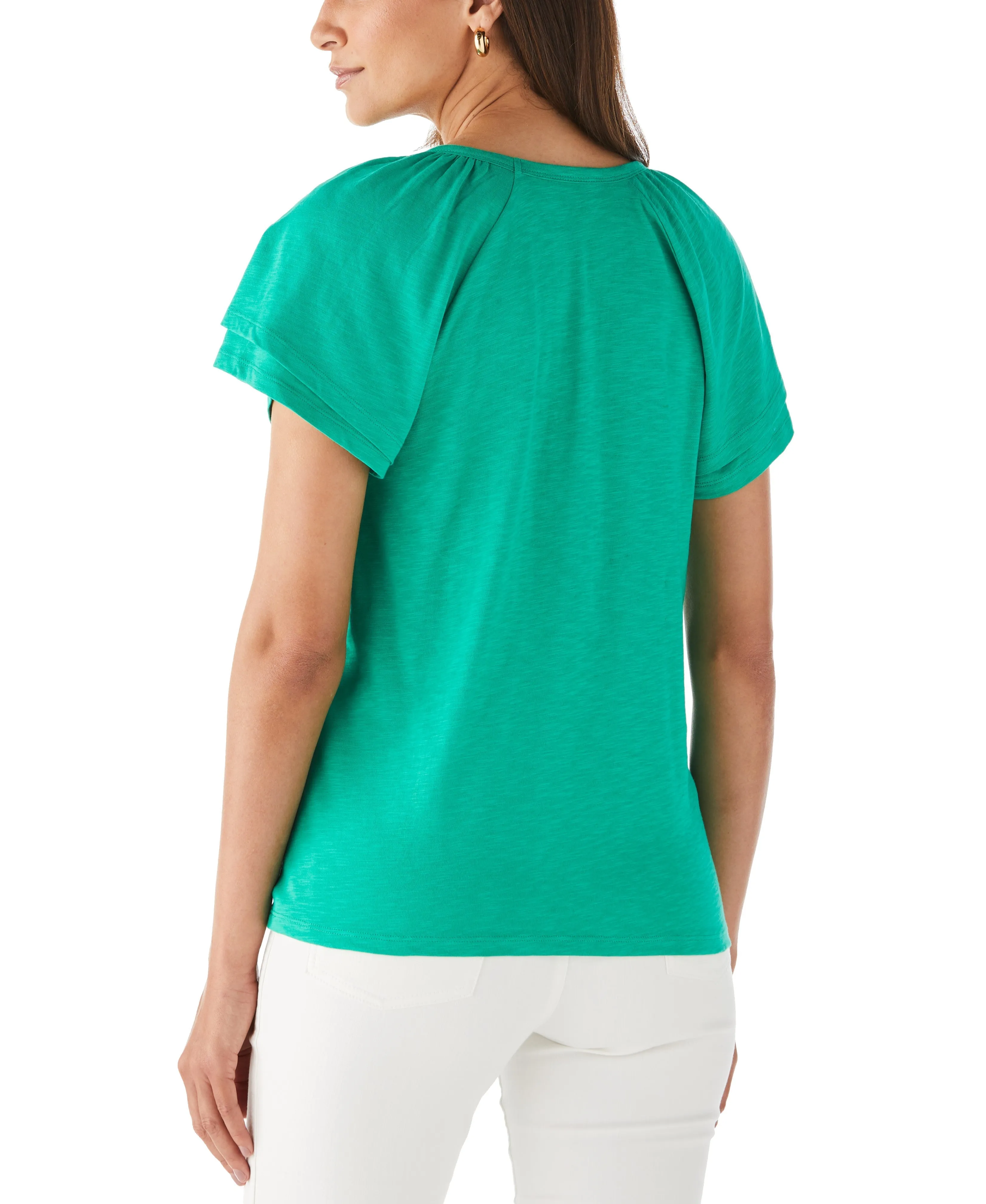 Flutter Raglan Sleeve Tee