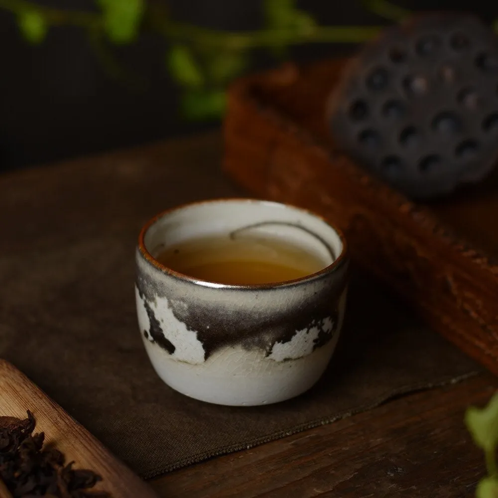 Gohobi Handmade Black Ink Gaiwan (Short version)