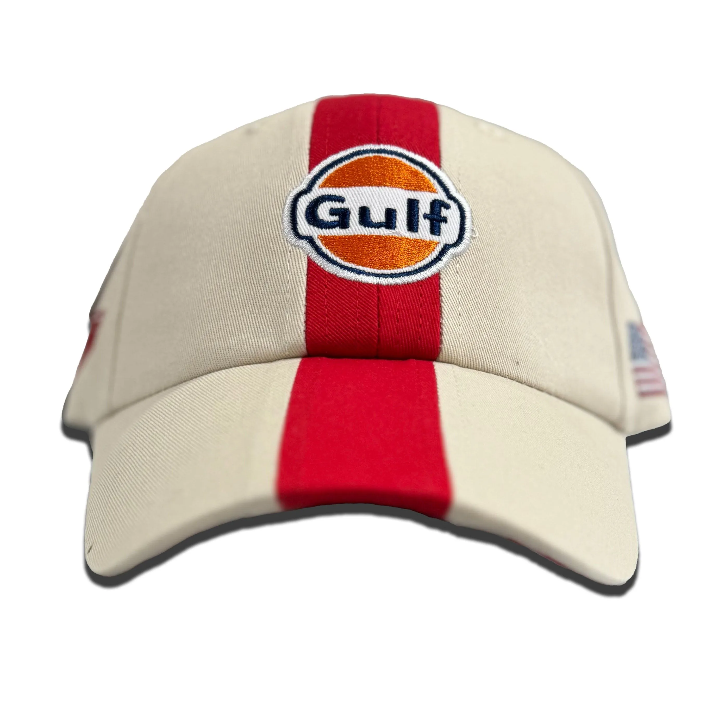 GrandPrix Originals Gulf Classic Baseball Hat - Gulf Blue/Beige/Navy