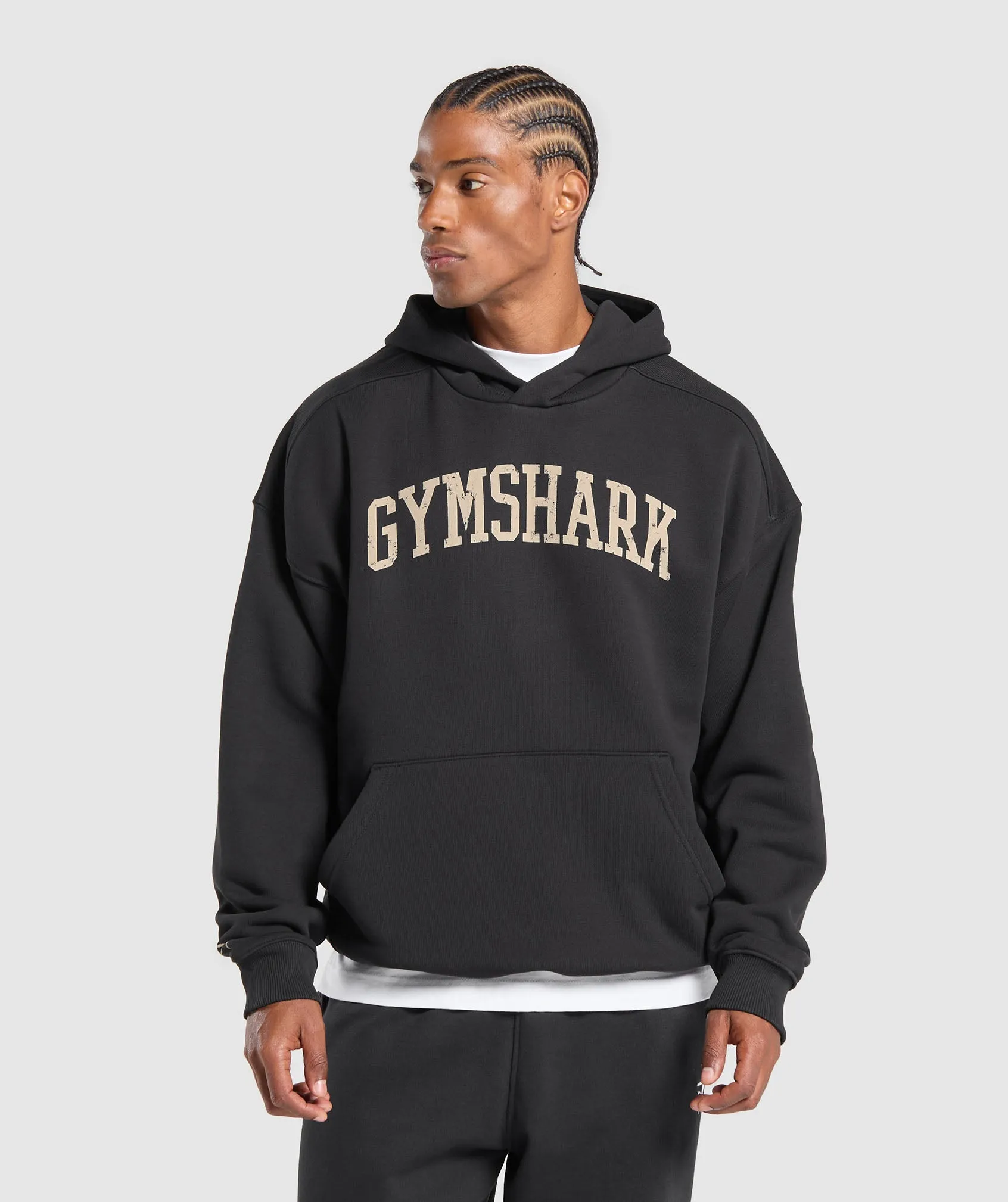 Gymshark Collegiate Hoodie - Black