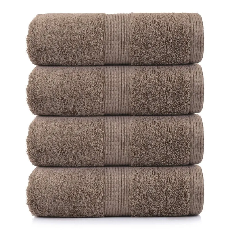 Halle 4 Piece 100% Cotton Bath Sheet Towel Set (Set of 4)