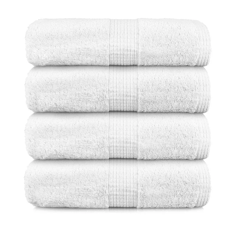 Halle 4 Piece 100% Cotton Bath Sheet Towel Set (Set of 4)