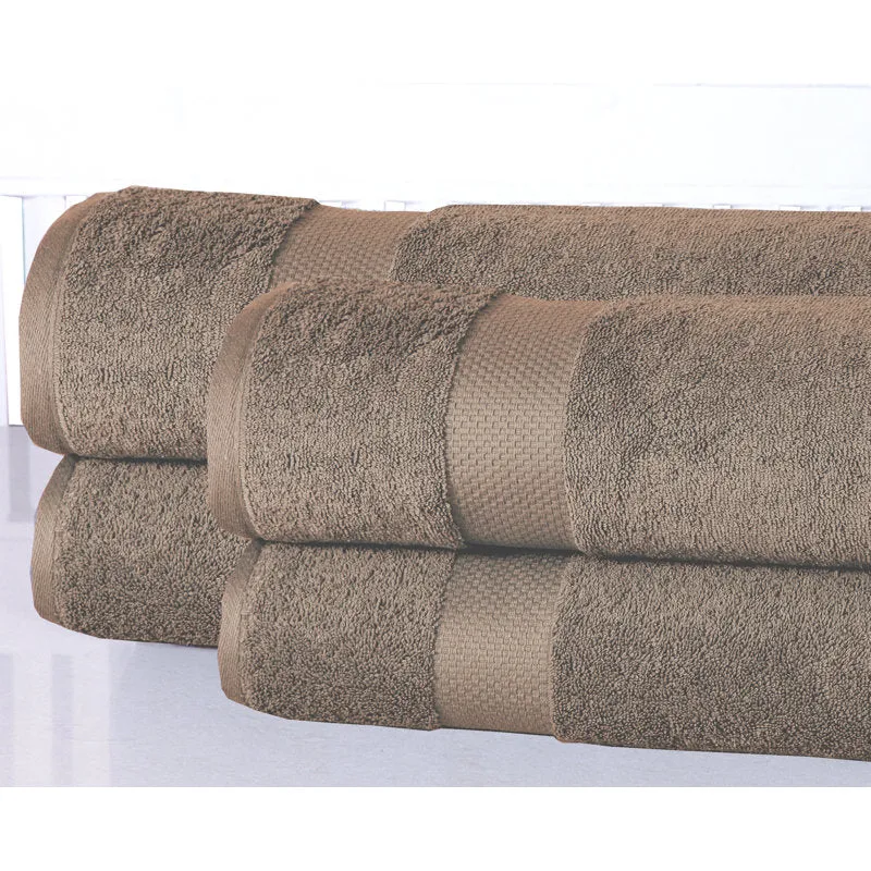 Halle 4 Piece 100% Cotton Bath Sheet Towel Set (Set of 4)