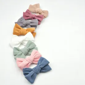 Harper Corduroy Bow Clips