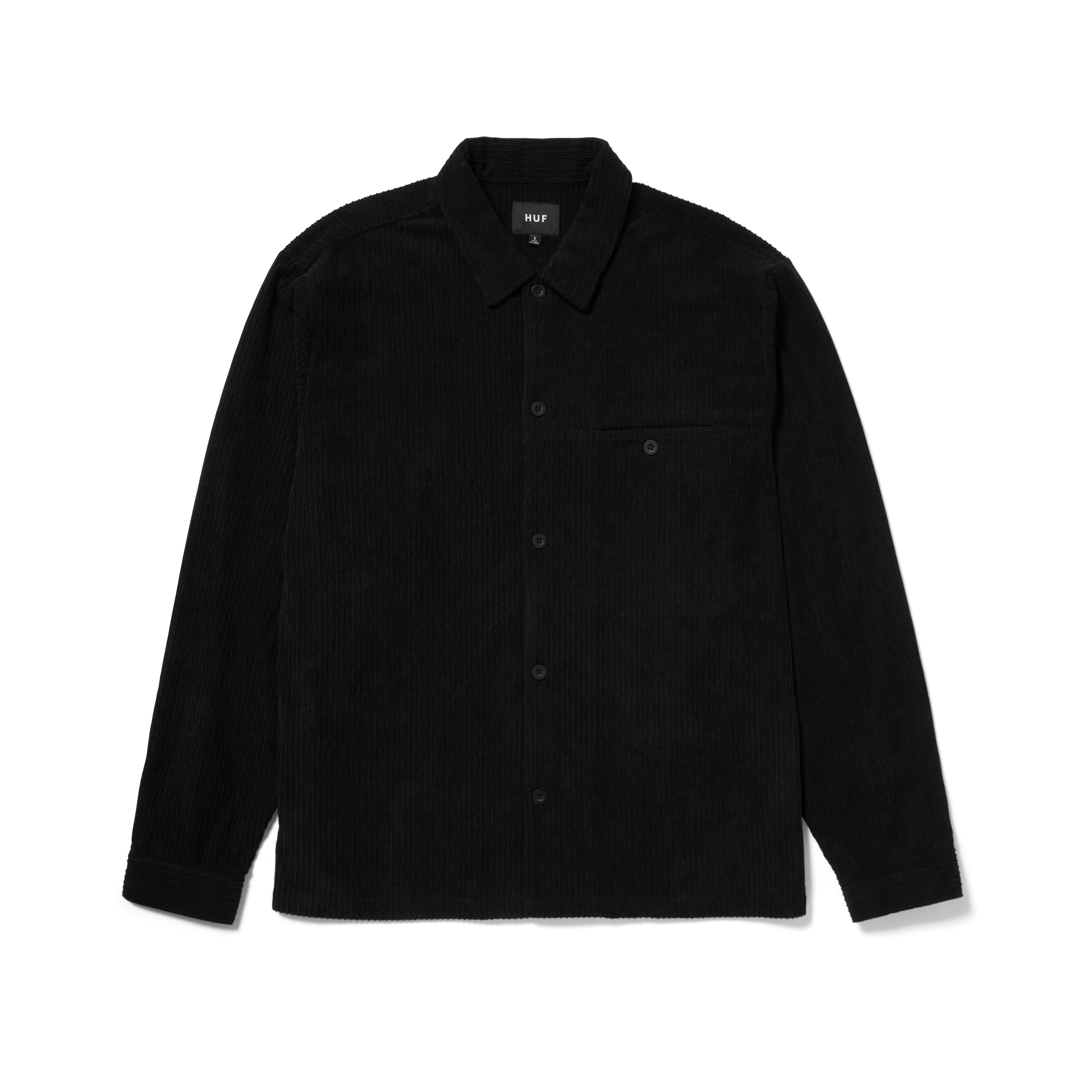 Mens Huf Co. Corduroy Overshirt - Stylish Casual Jacket with Soft Fabric