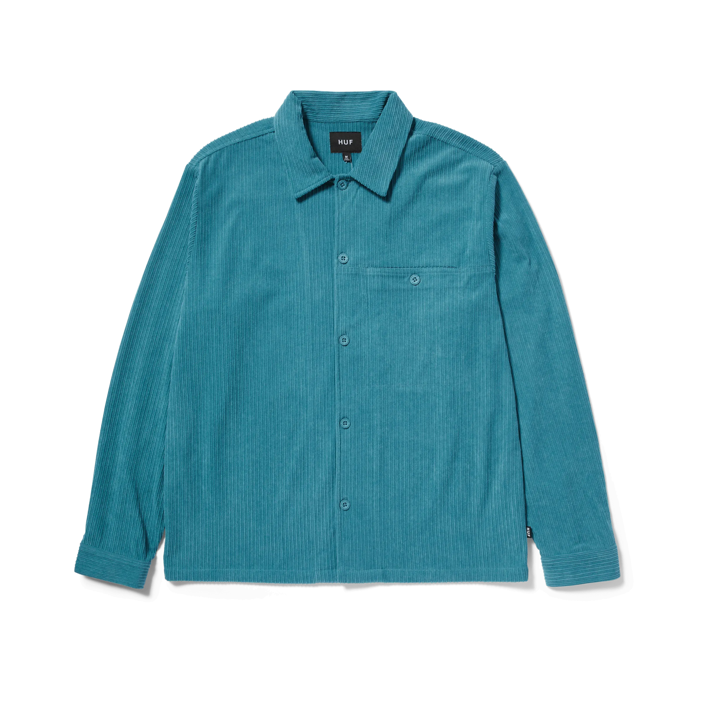 Mens Huf Co. Corduroy Overshirt - Stylish Casual Jacket with Soft Fabric