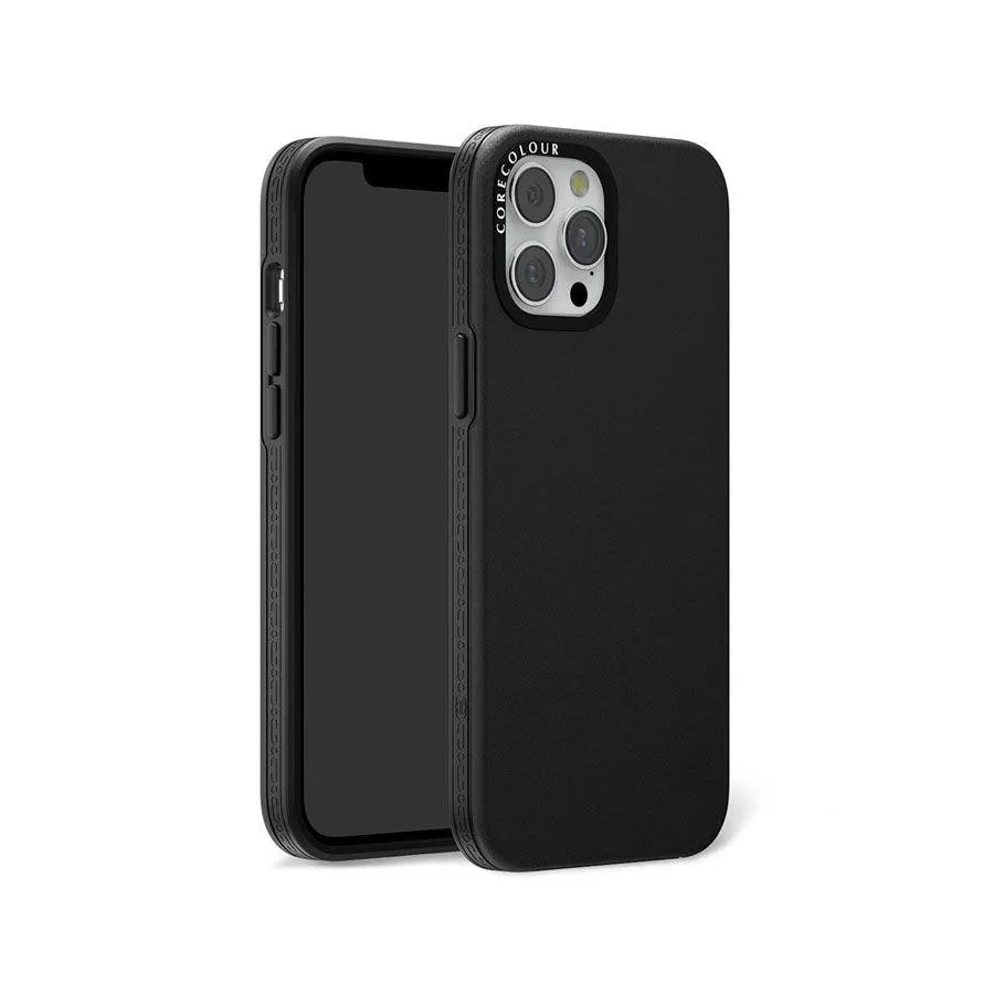 iPhone 12 Pro Max Solid Black Phone Case