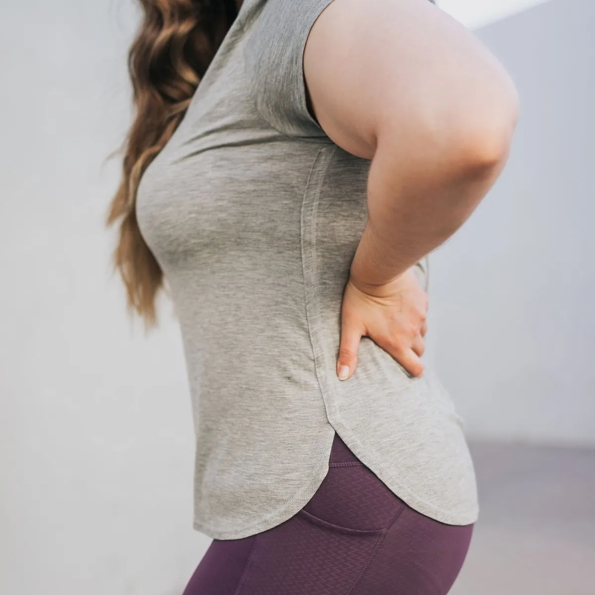 It's A Breeze Tee -Heathered Gray