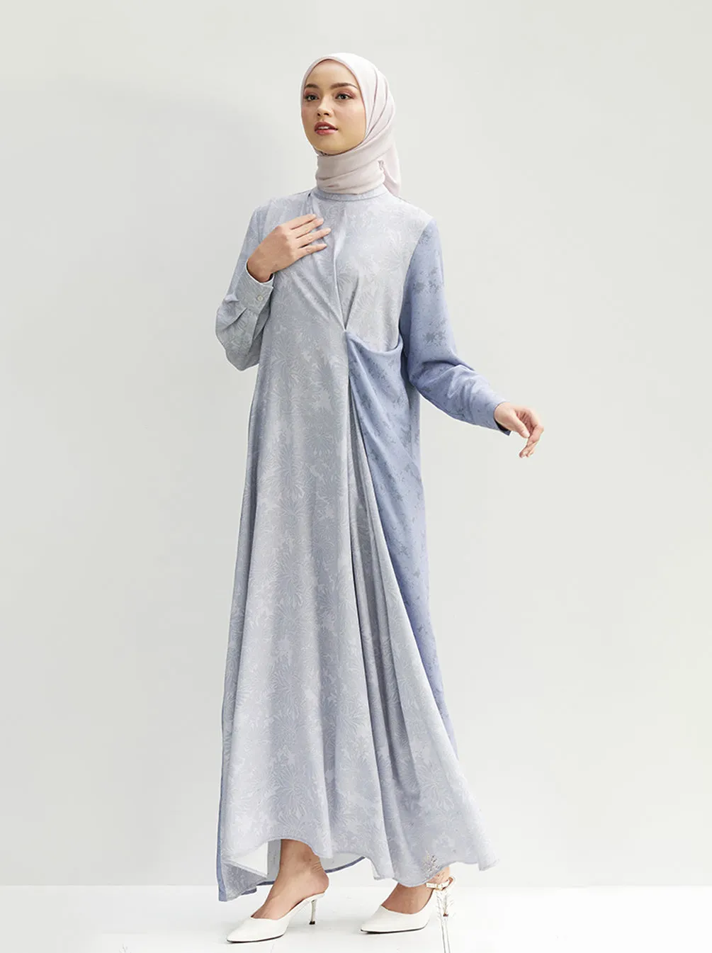 LAVANI A-LINE DRESS PERIWINKLE