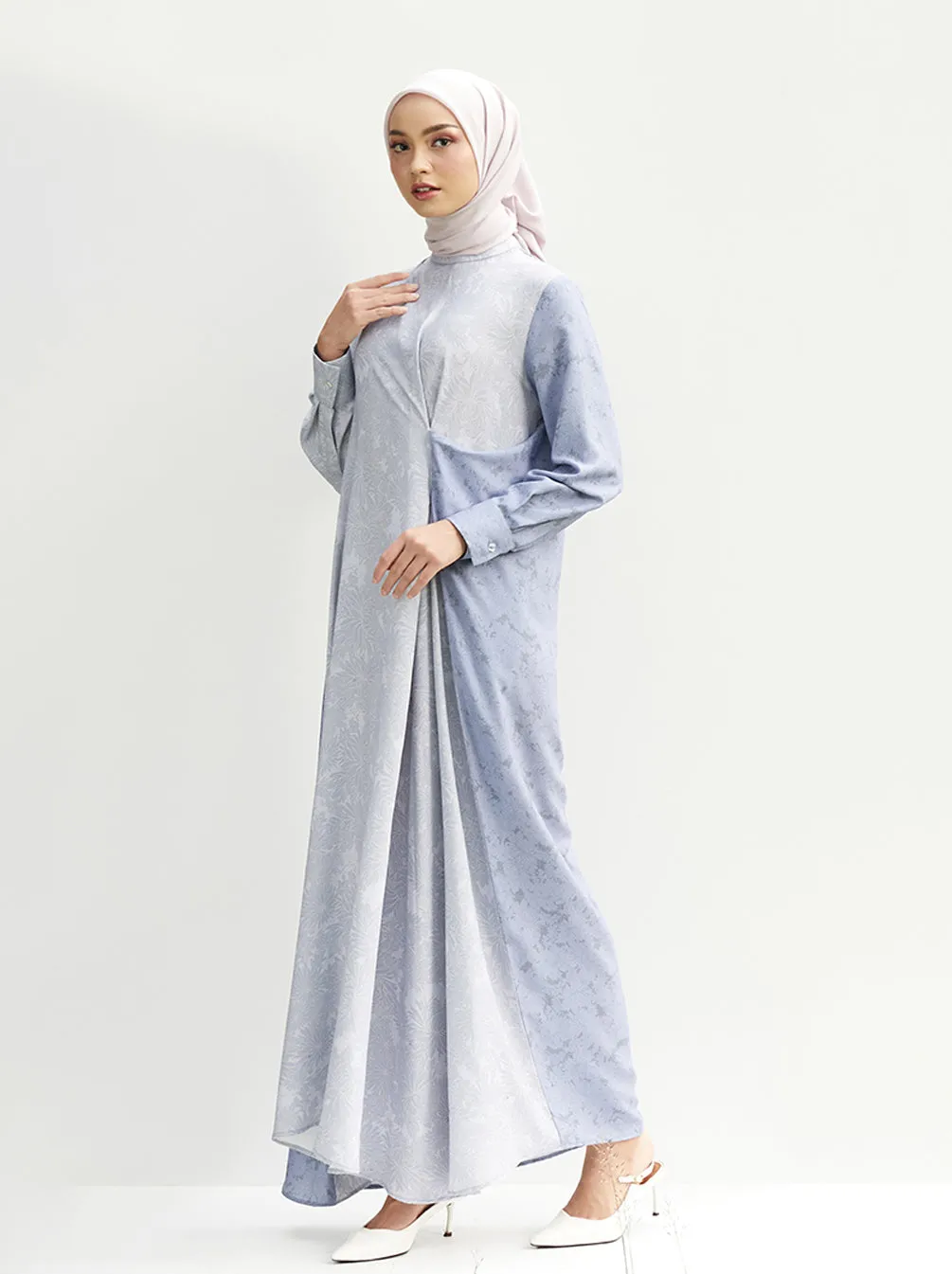 LAVANI A-LINE DRESS PERIWINKLE