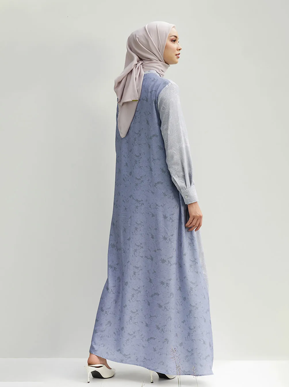 LAVANI A-LINE DRESS PERIWINKLE