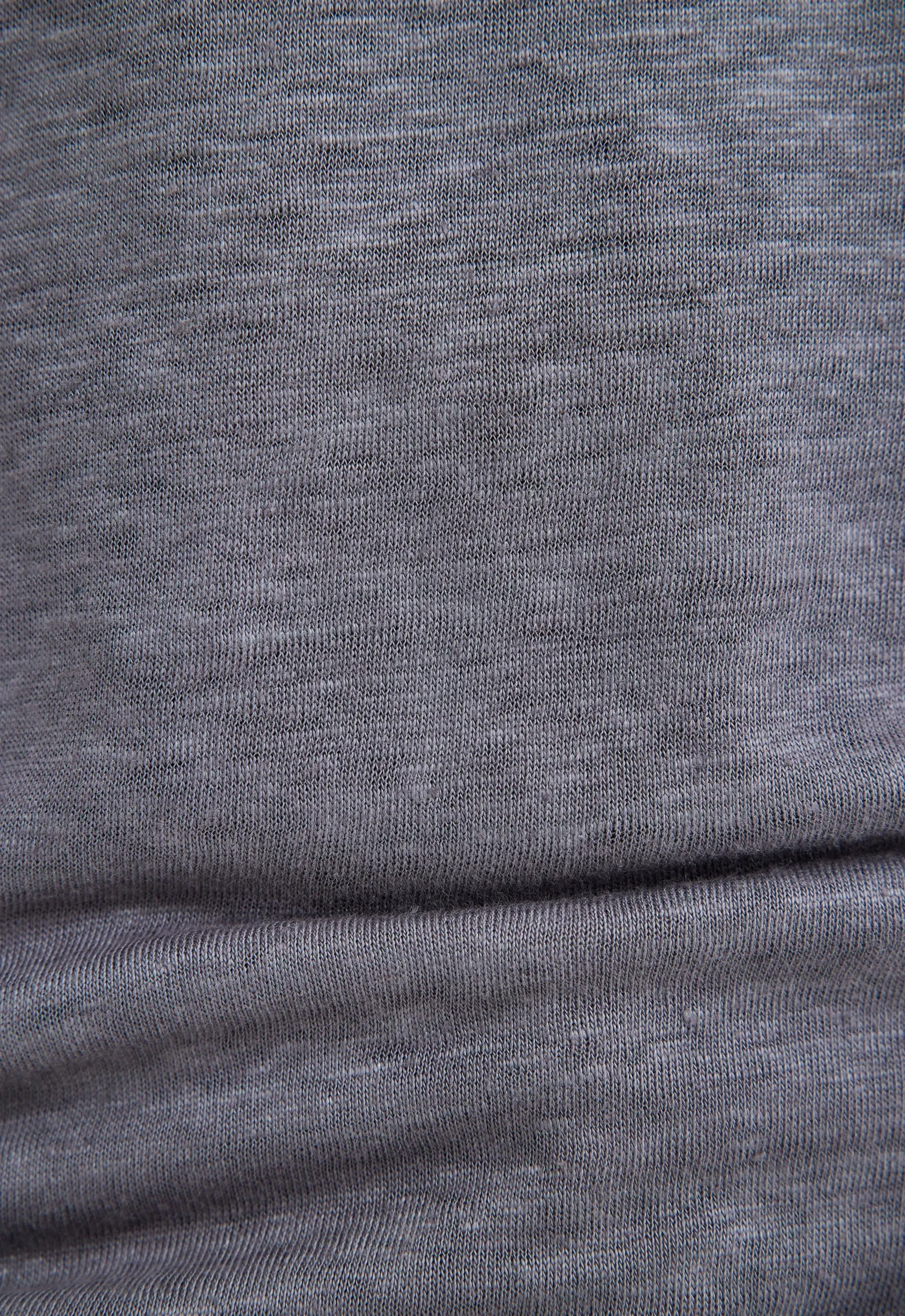 Line Linen Tee - Fob Grey