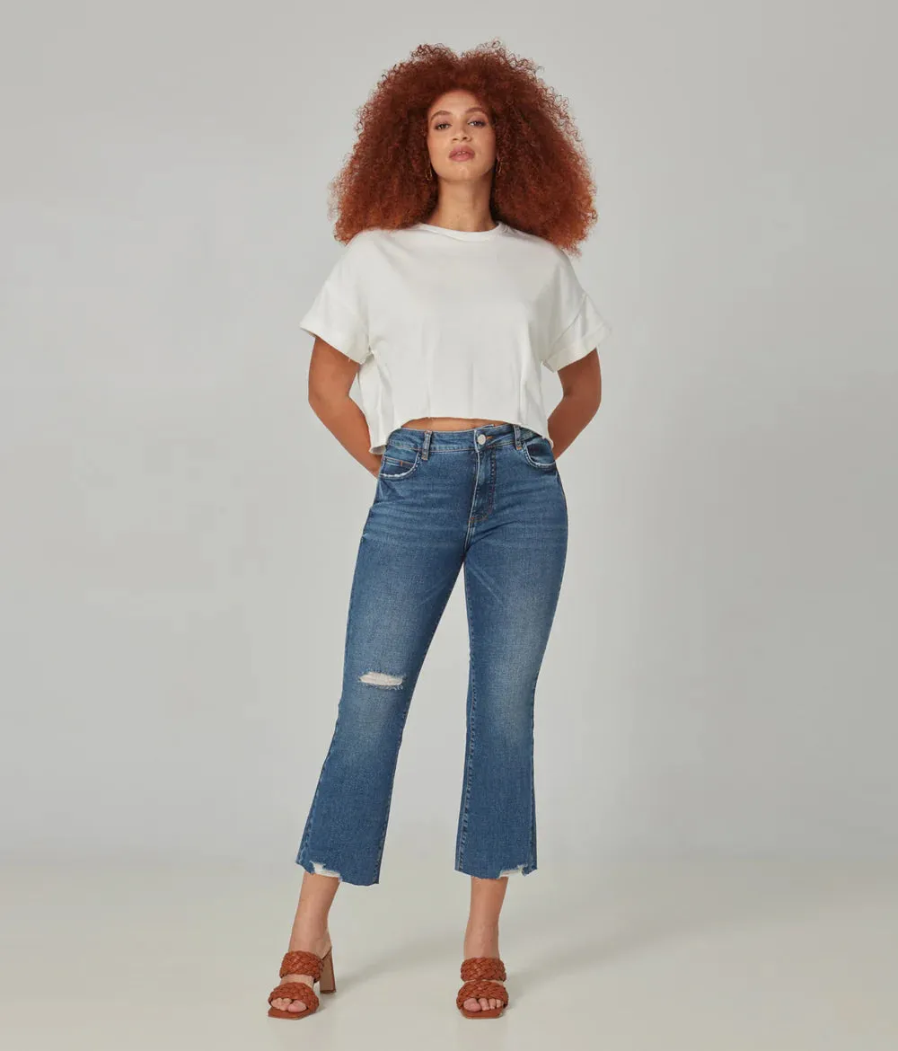 Lola Jeans - Billie High Rise Bootcut - Dim Sky