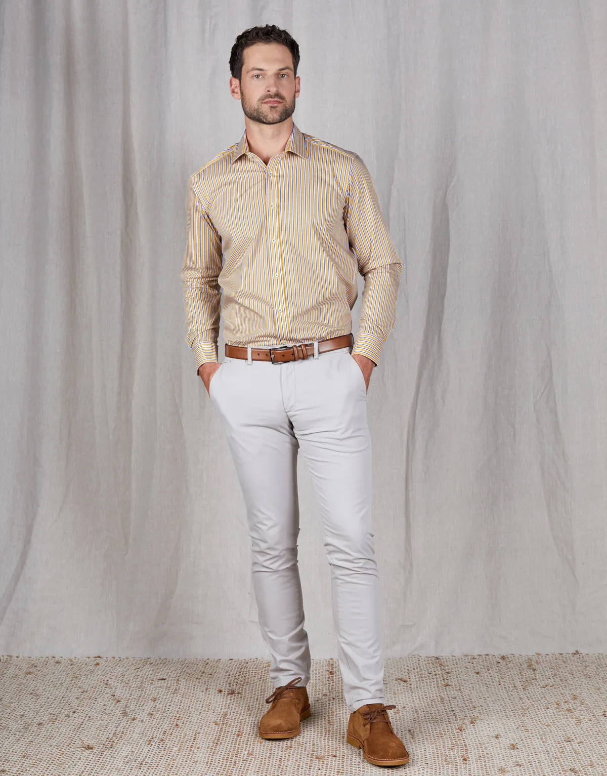 London Yellow Stripe Shirt