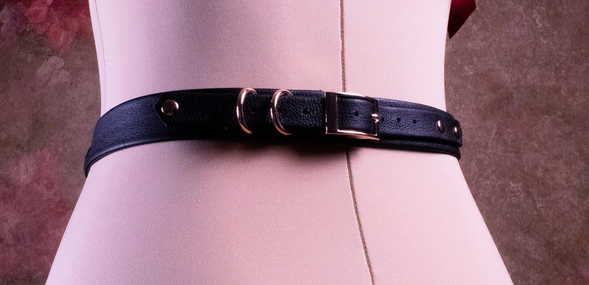 MARTINGALE BELT - Black Leather_ LIMITED _