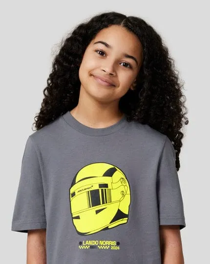 McLaren F1 Kids Lando Norris Special Edition Silverstone GP T-Shirt - Youth Poppy Seed