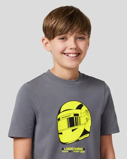 McLaren F1 Kids Lando Norris Special Edition Silverstone GP T-Shirt - Youth Poppy Seed