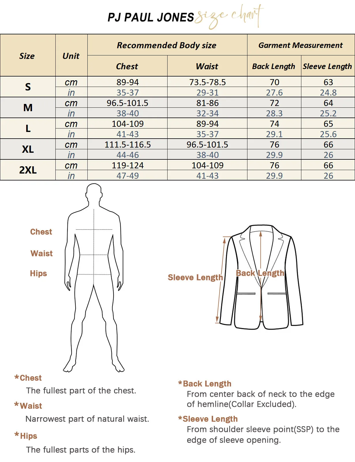 Men Back Slit Blazer Coat Casual Long Sleeve Notch Lapel Two-Button Suit Coat