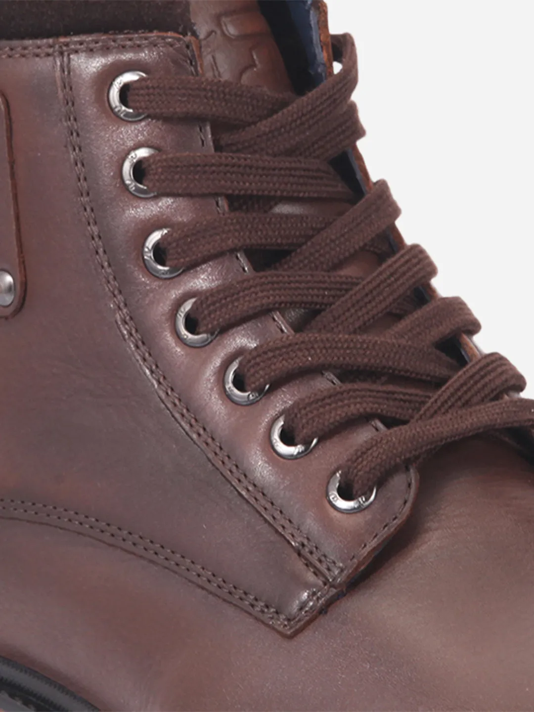 Men's Brown Round Toe Casual Lace Up Boot (ID1155 )