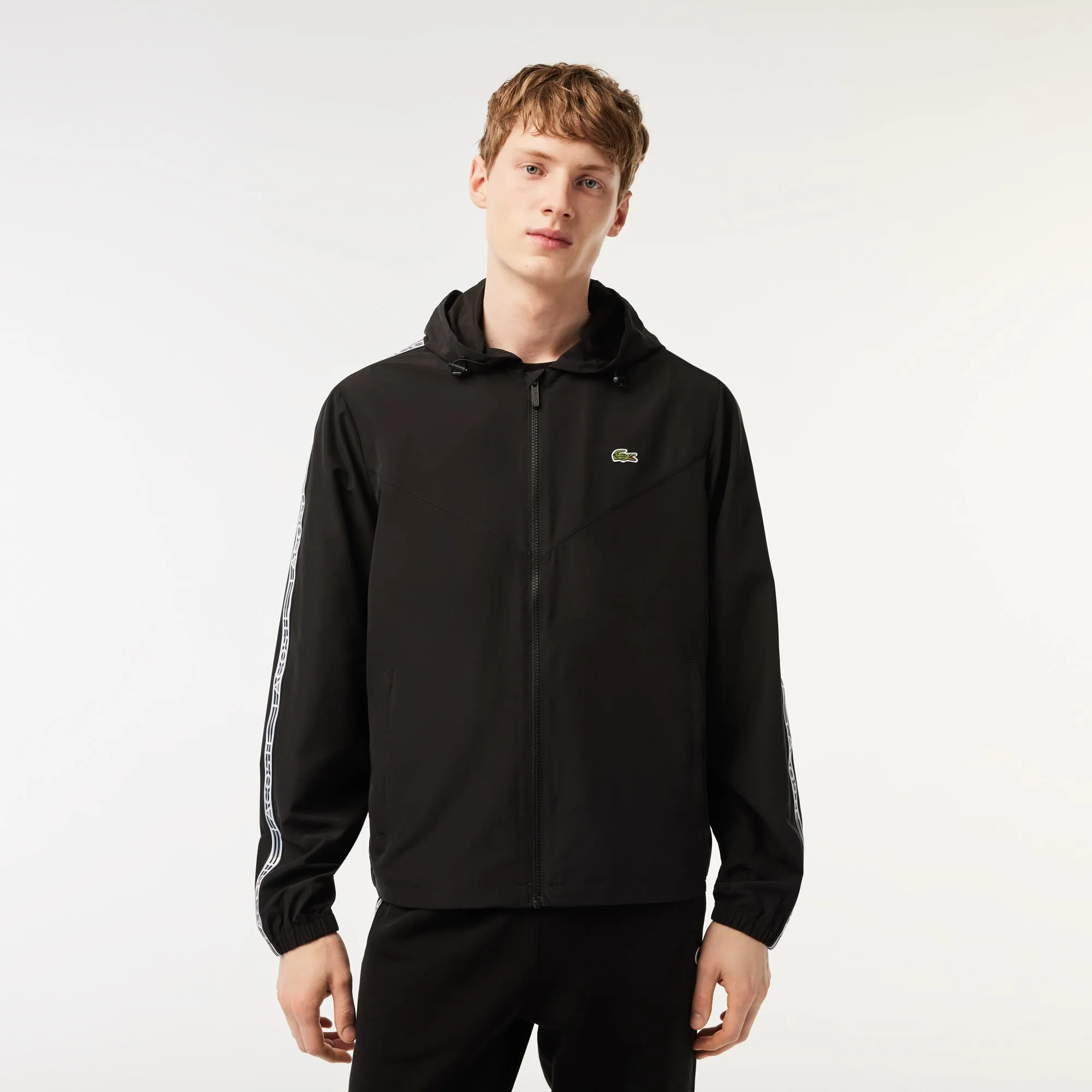 Men’s Lacoste Short Recycled Polyester Track Jacket