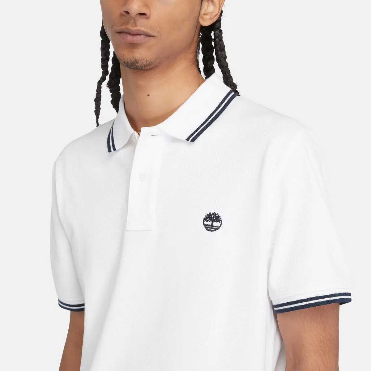 Men's Millers River Tipped Pique Polo