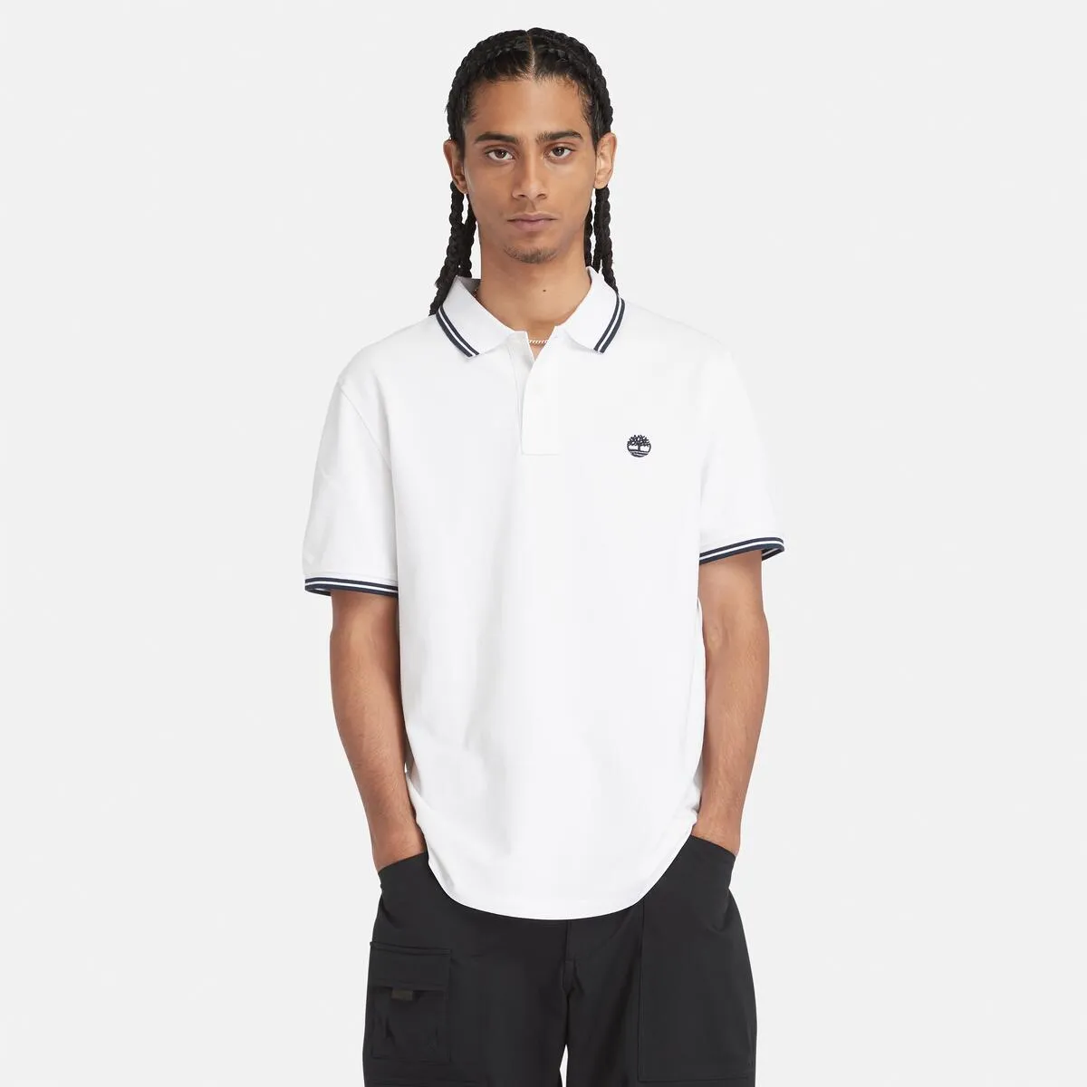 Men's Millers River Tipped Pique Polo