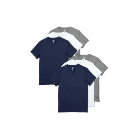 Men's Pima Cotton V-Neck T-Shirt 6-Pack