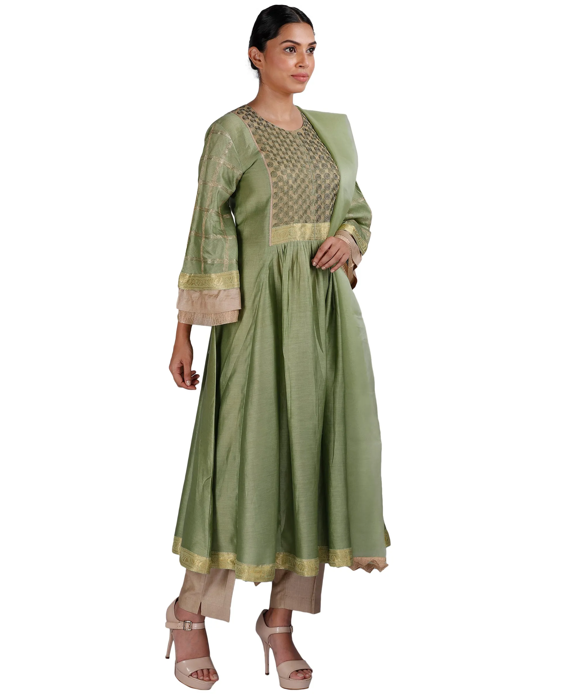 Olive Green Salwar