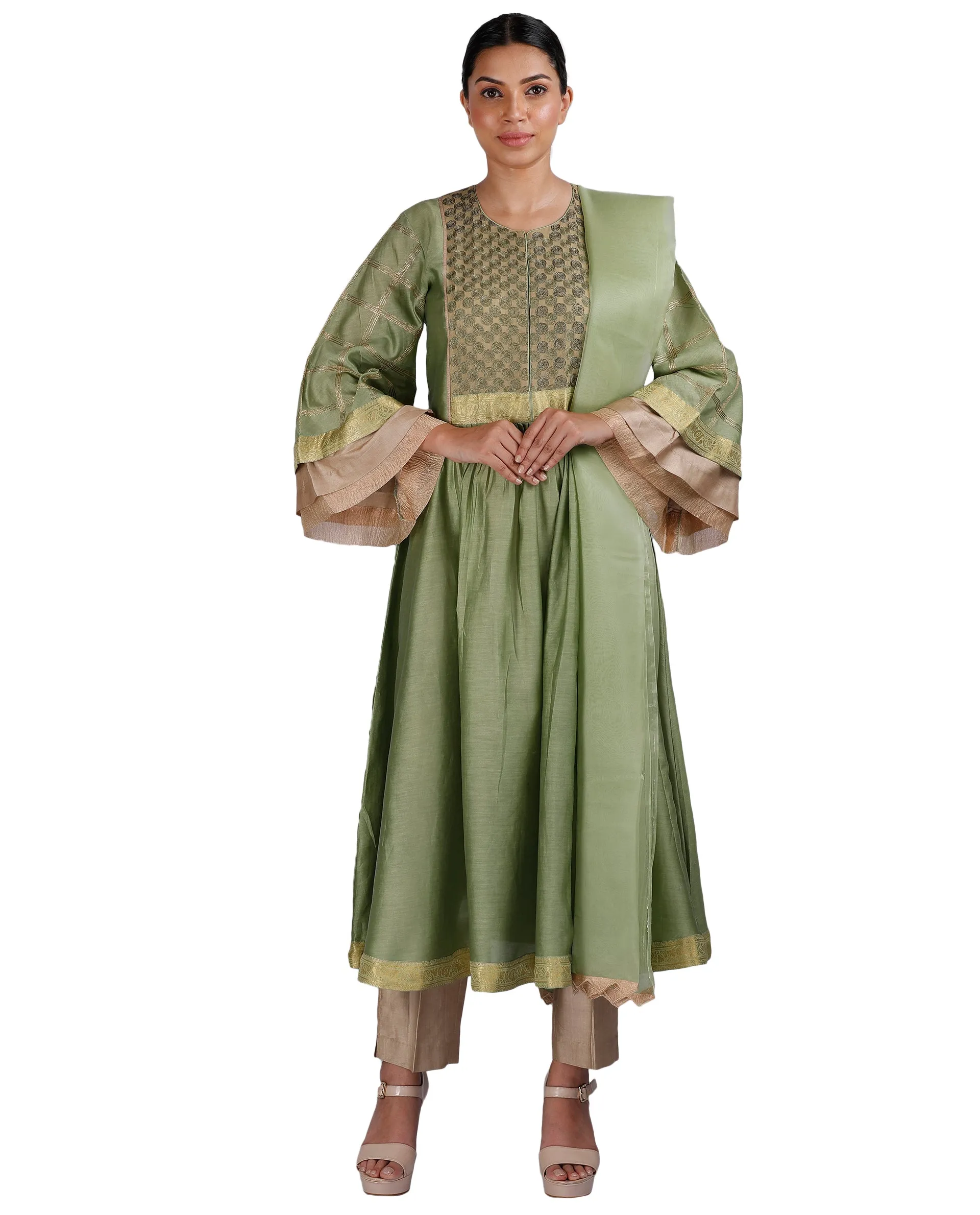 Olive Green Salwar