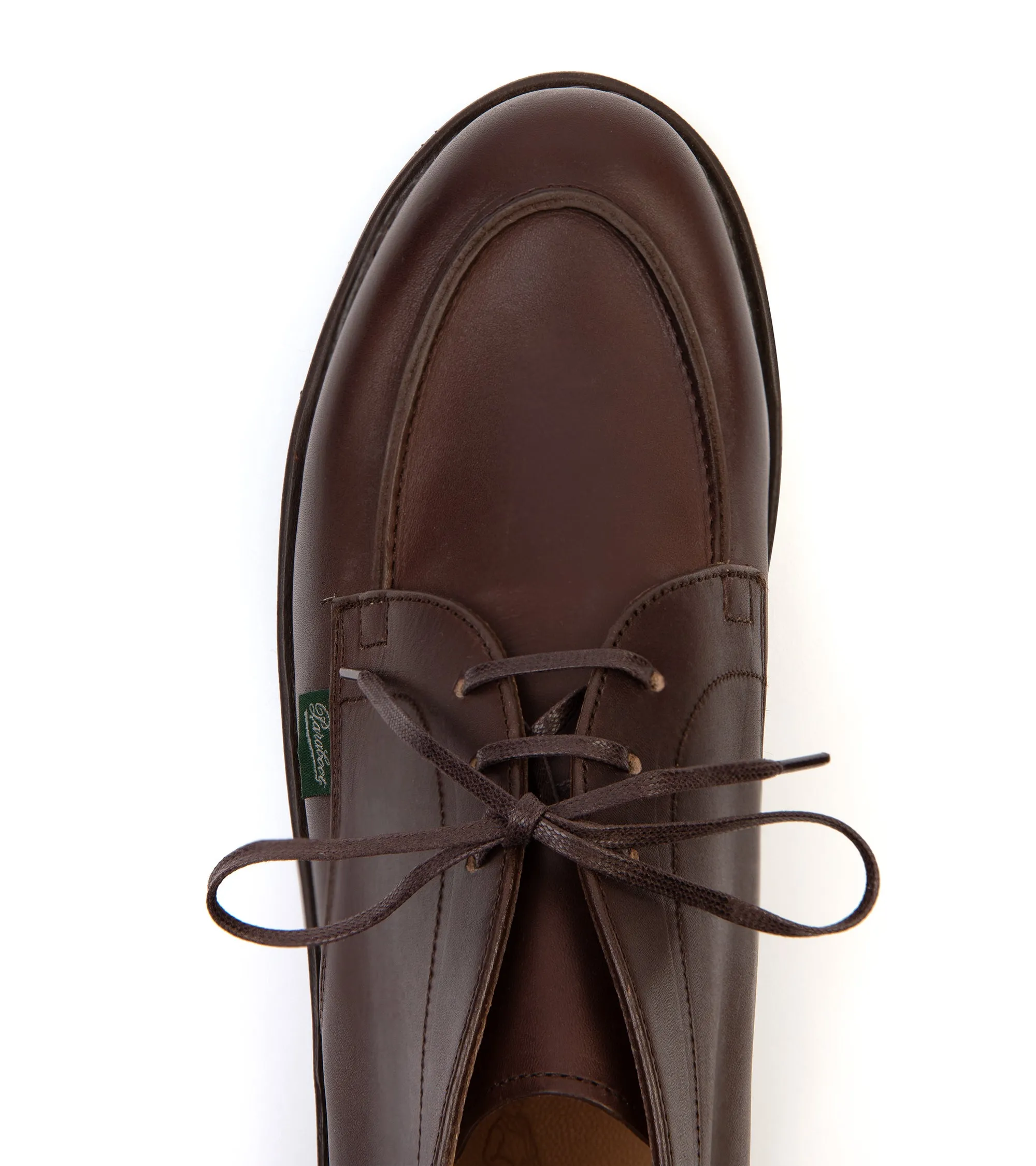 Premium Brown Full Grain Leather Chukka Boots by Paraboot for Arpenteur