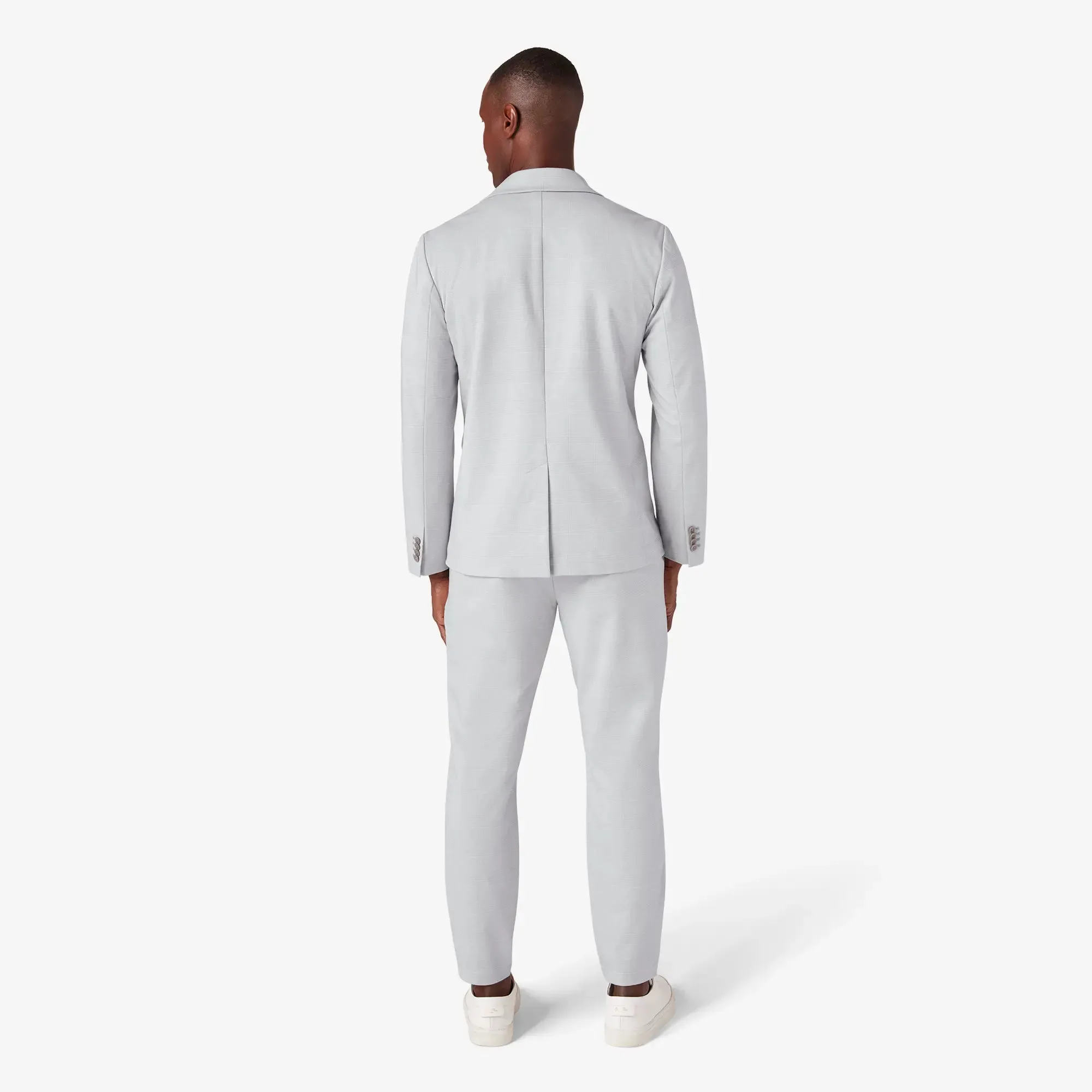 Parker Blazer - Aluminum Glen Plaid - Mizzen and Main