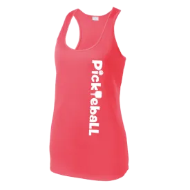 Pickleball Horizontal (Customizable) | Women’s Racerback Tank | 100% Polyester