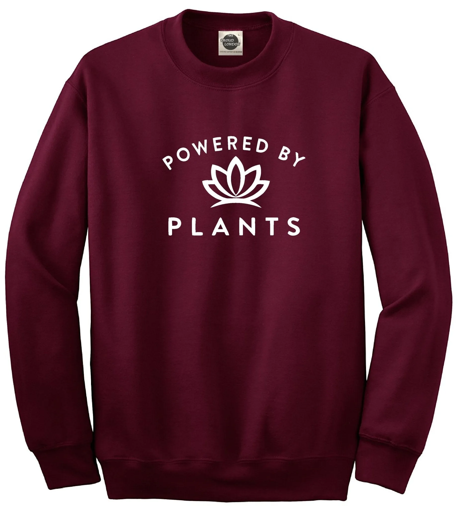 Powered by Plants || Unisex Crewneck Sweatshirt