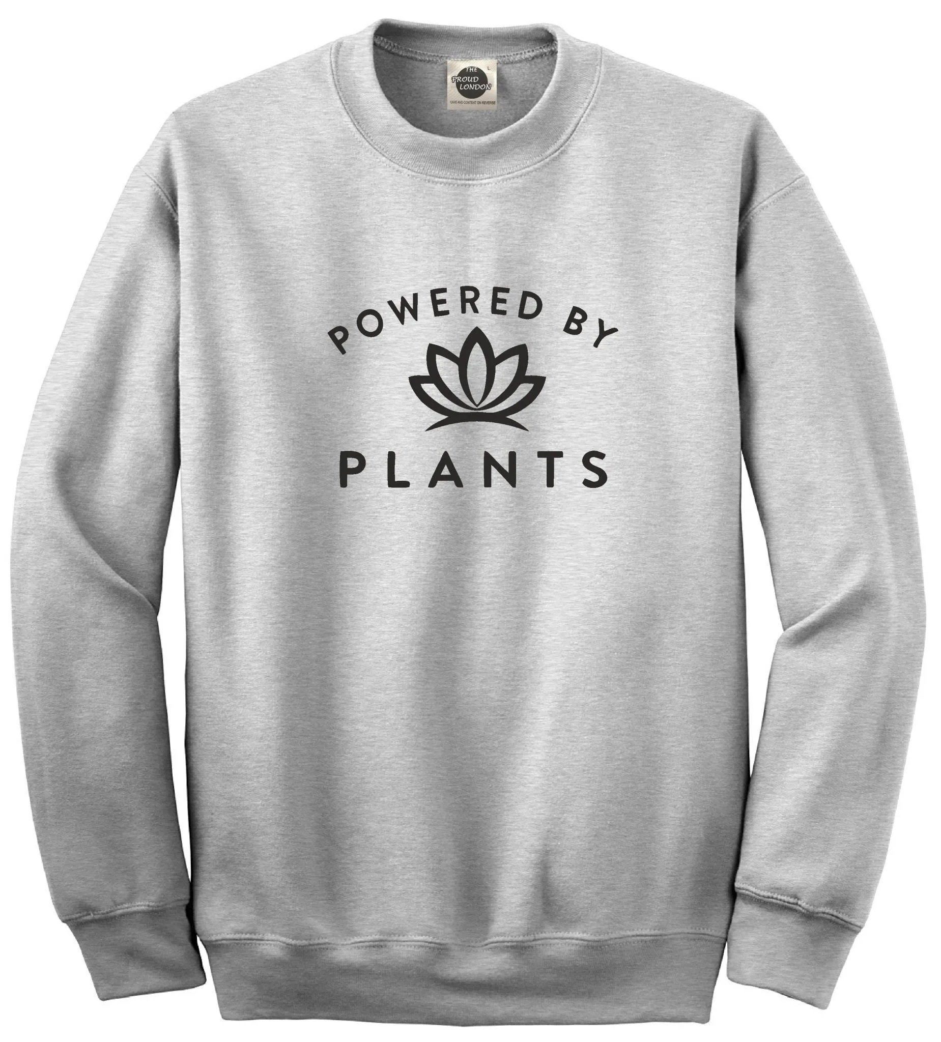 Powered by Plants || Unisex Crewneck Sweatshirt