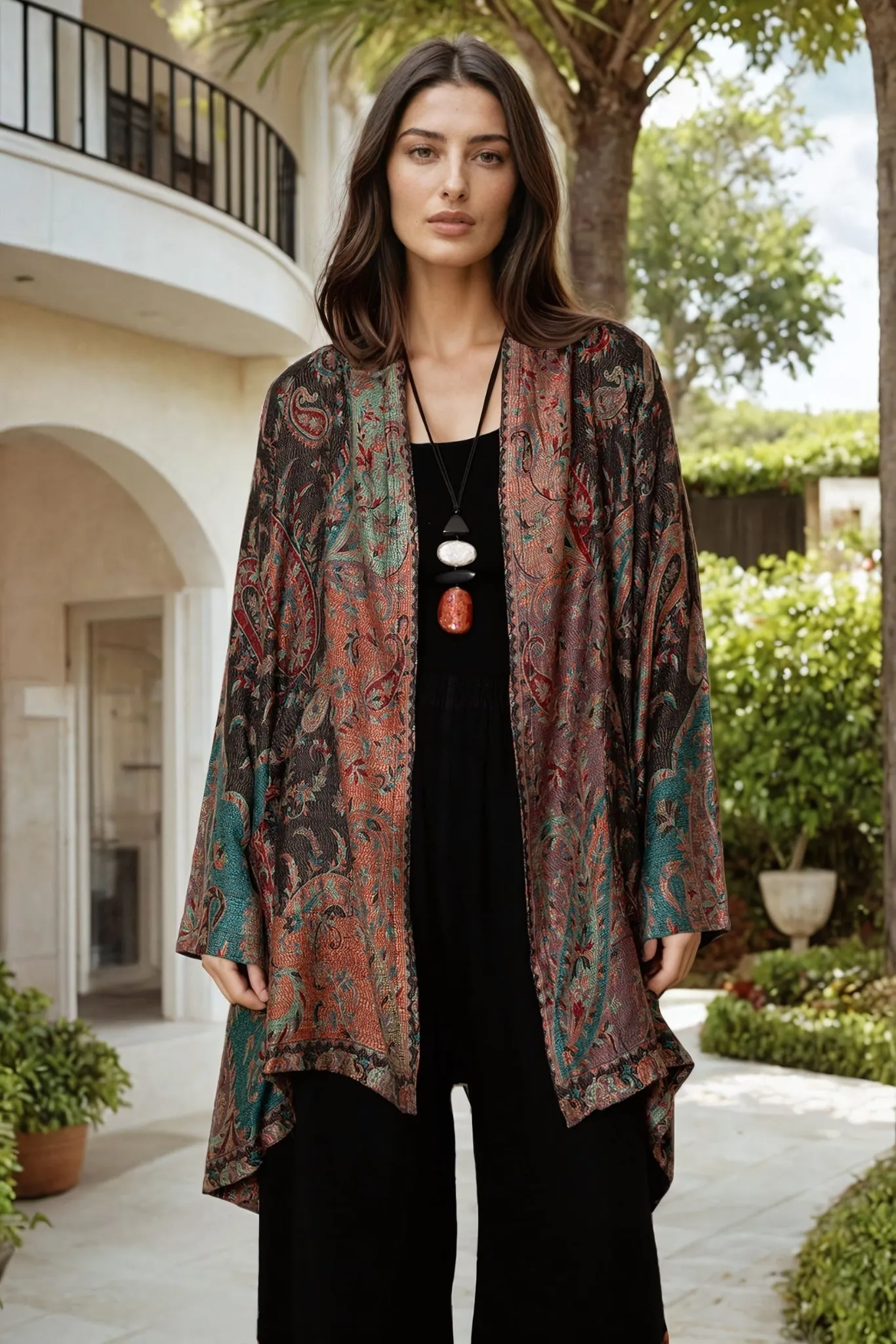 Printed Jacket - Manali