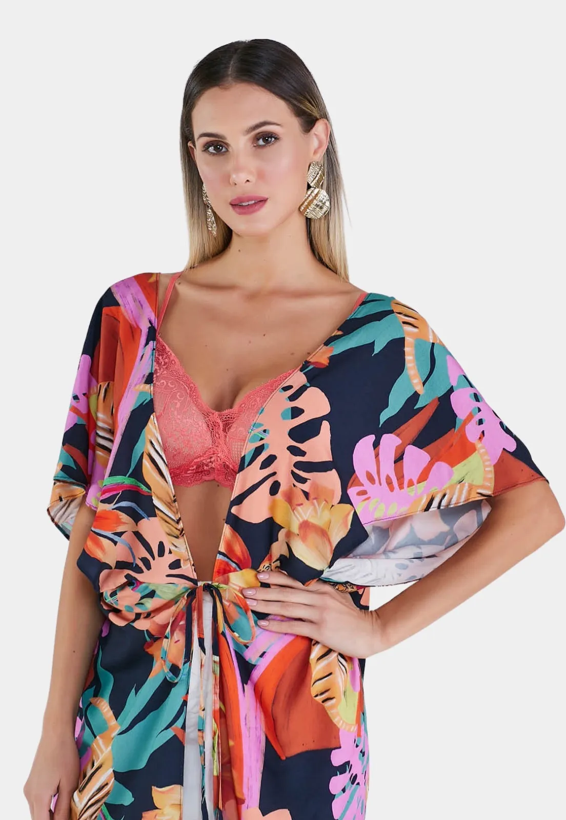 Printed Kimono