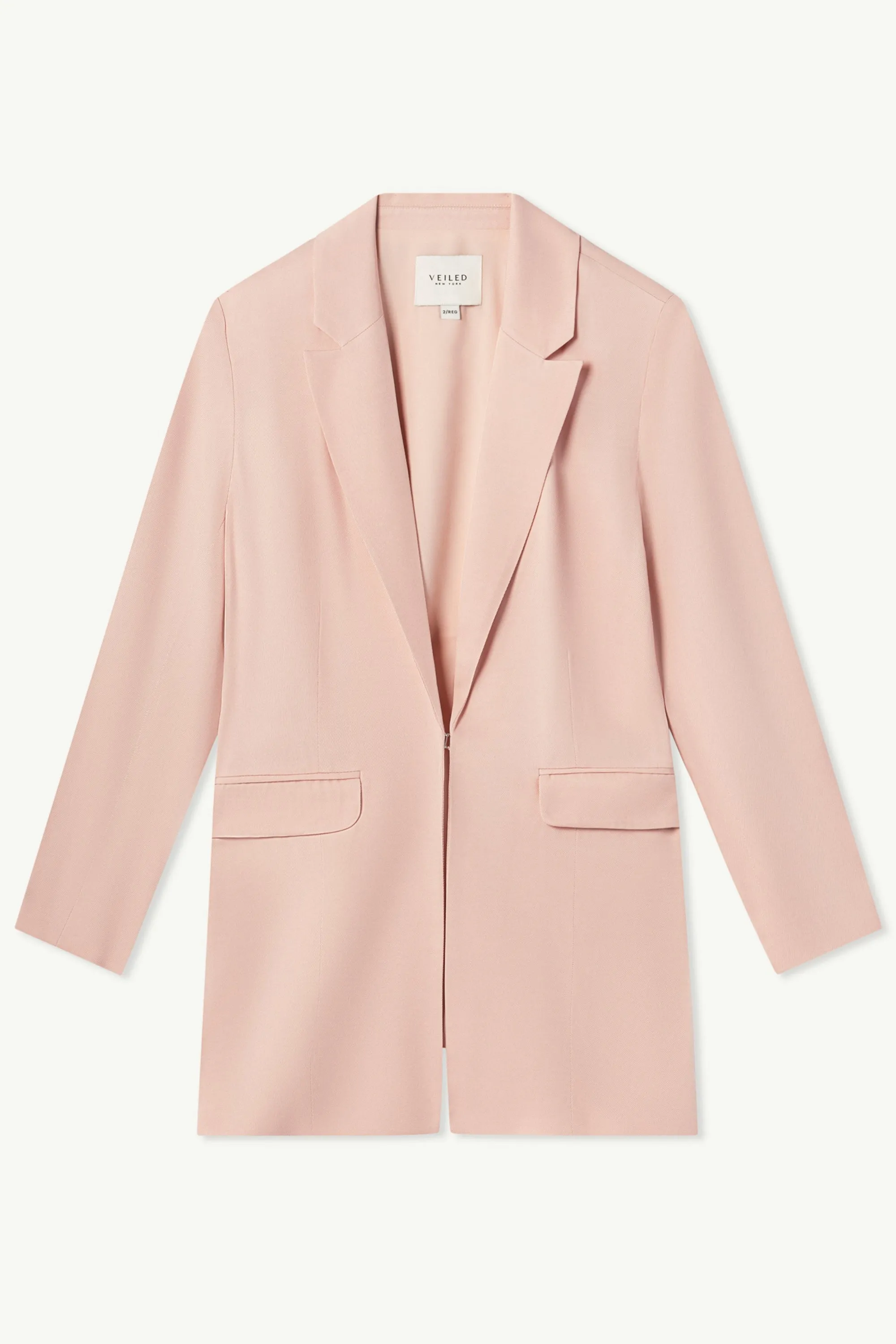 Rayan Organza Two Piece Blazer - Sepia Rose