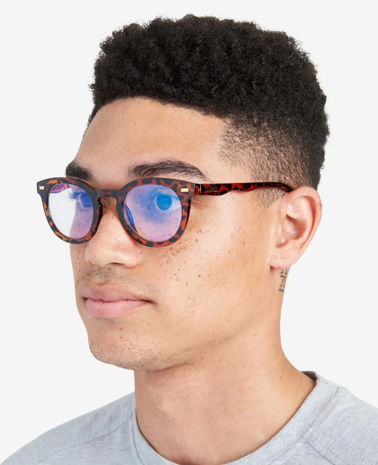 Round Unisex Blue Light Glasses