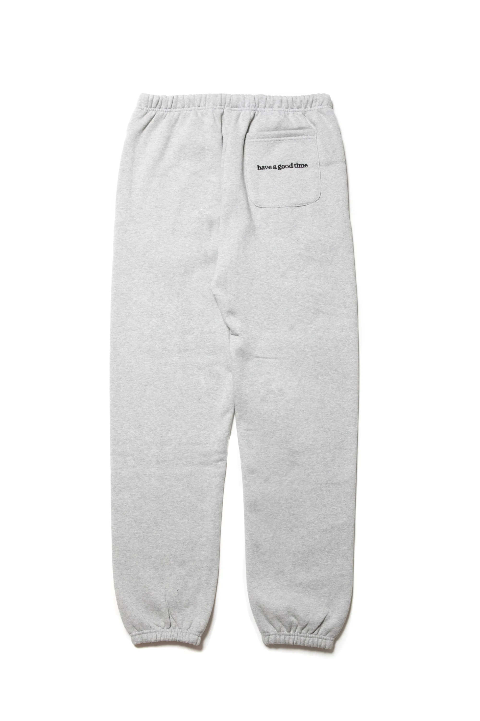 SIDE LOGO EMBROIDERED SWEATPANTS HEATHER GRAY