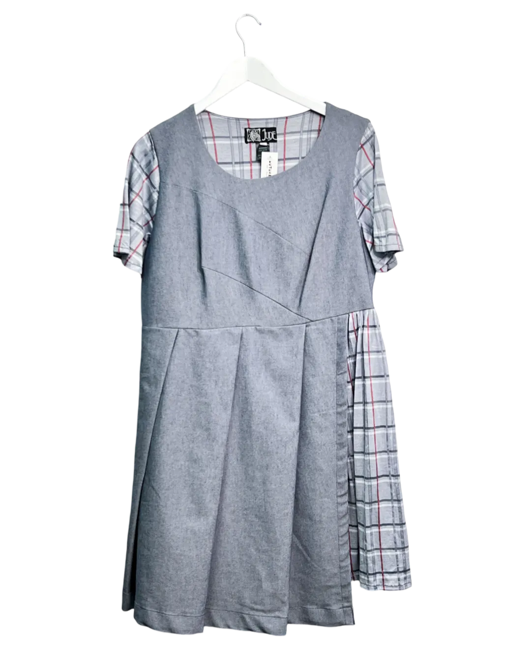 Size 18 - Jude Multilayered Plaid Shift Dress