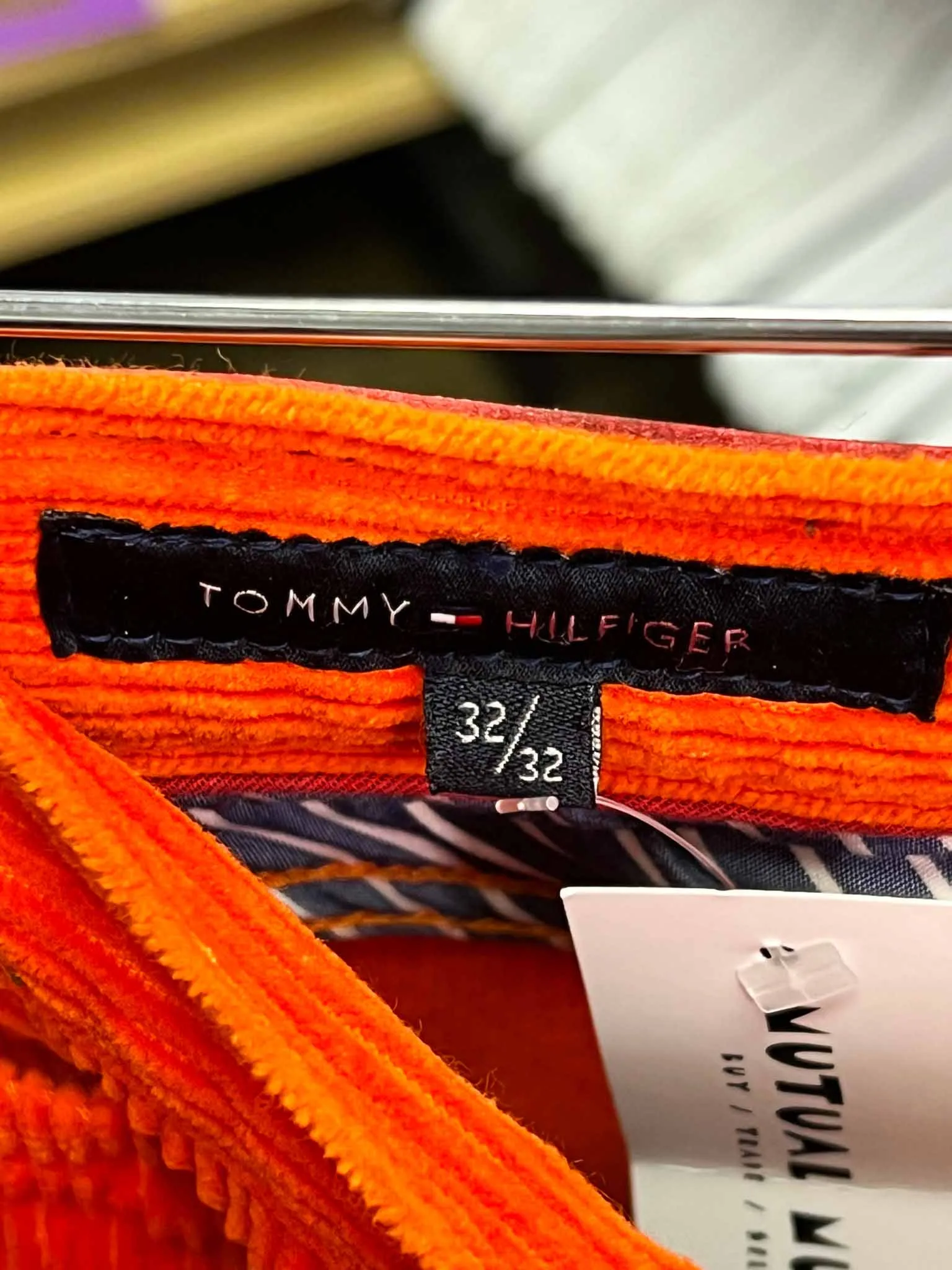 Size 32 - Tommy Hilfiger Burnt Orange Corduroy Pants