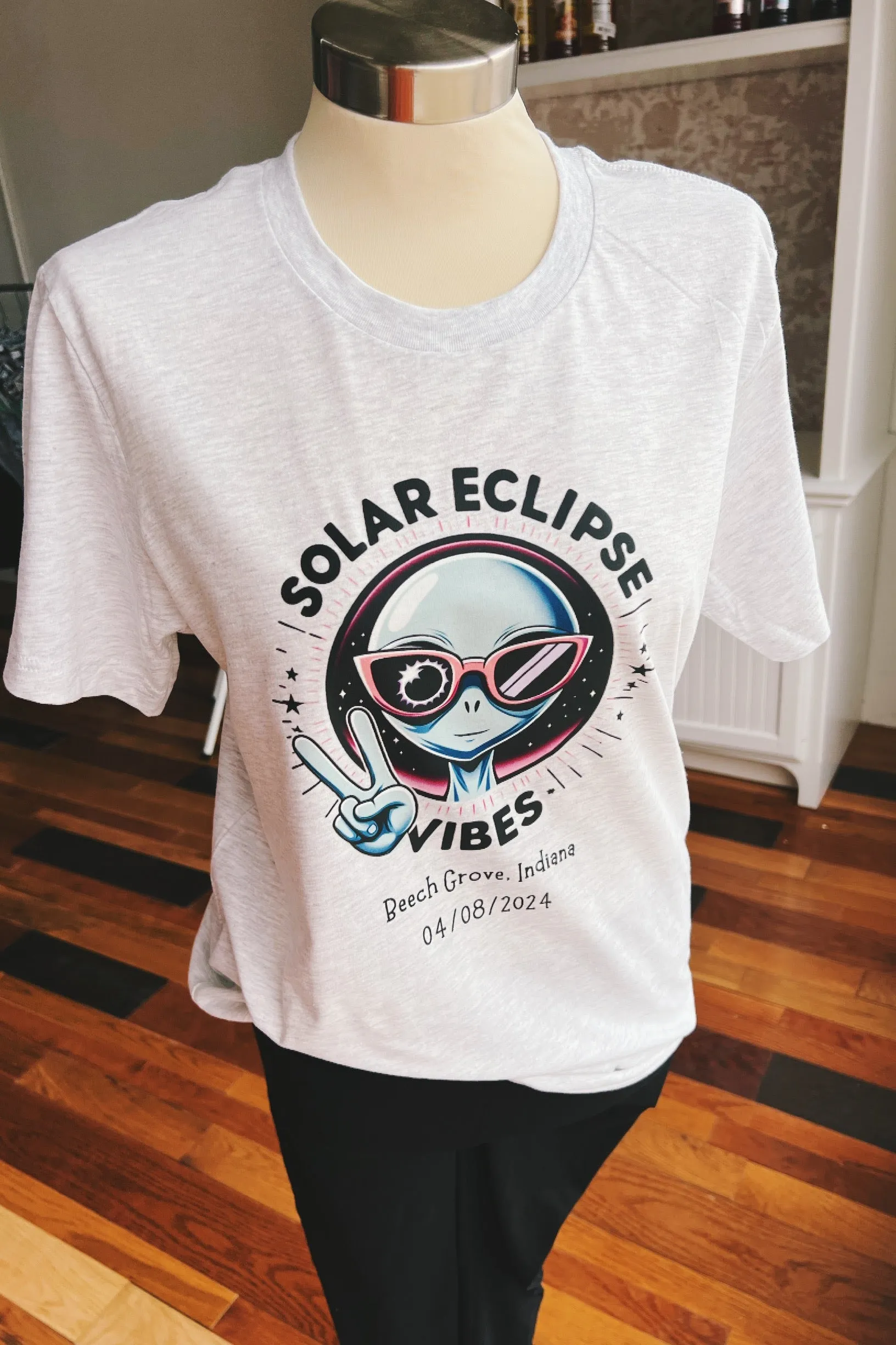 Solar Eclipse Alien Tshirt