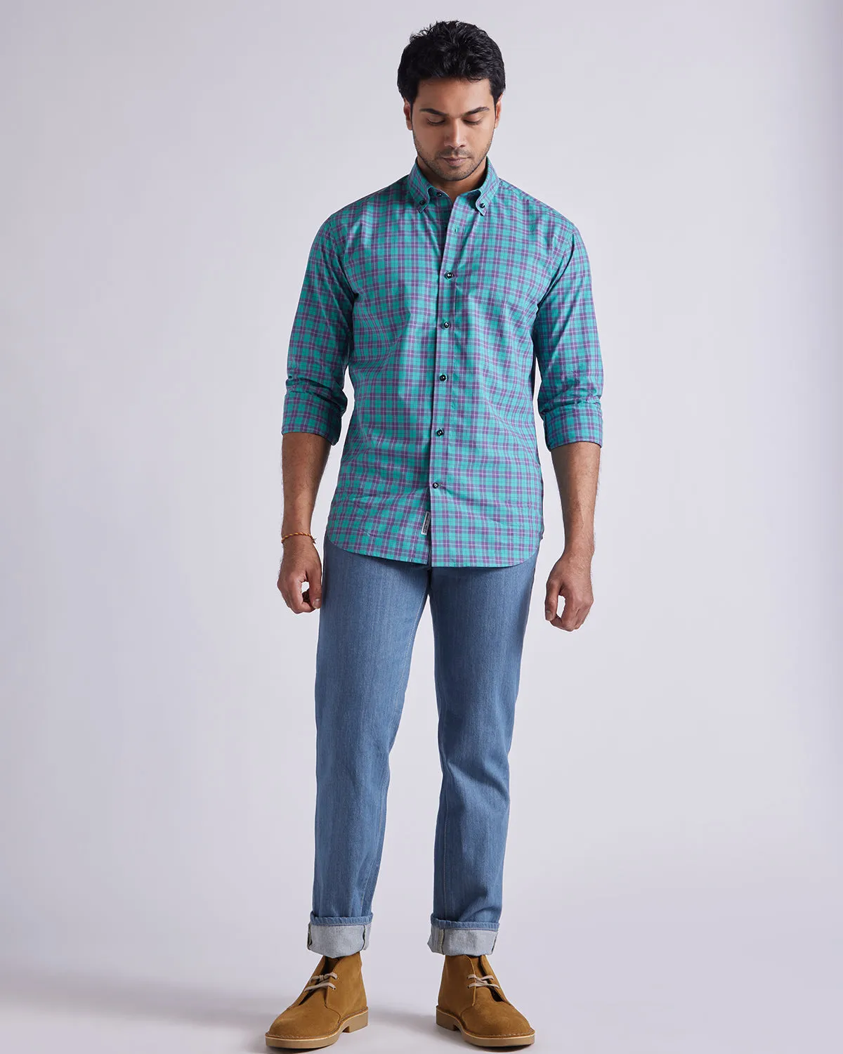 Somelos Zen Garden Checked Shirt