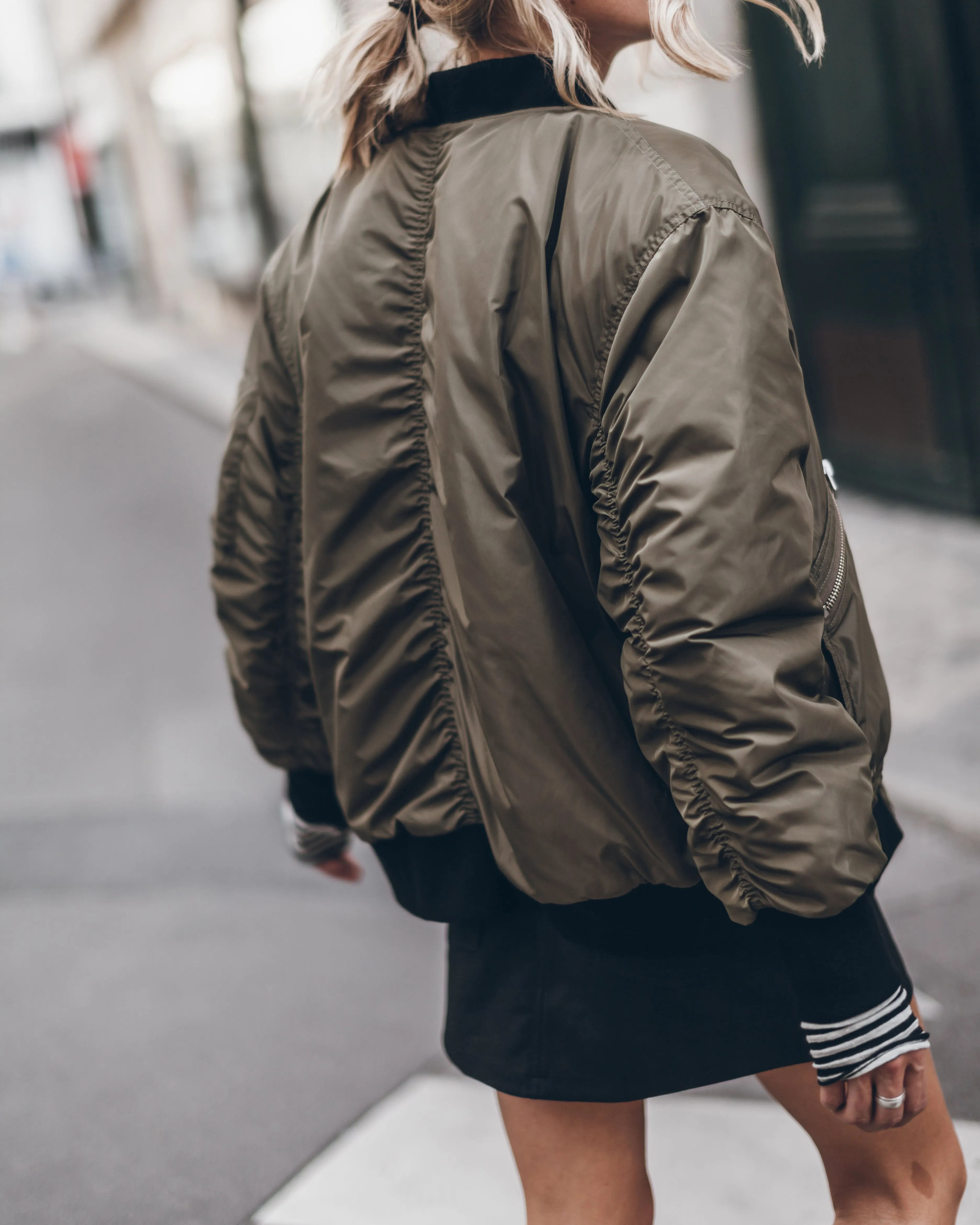 The Green Bomber Jacket