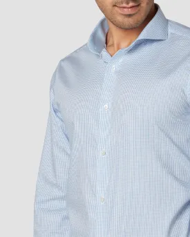 Thomas Mason Glacier Grid Wrinkle Resistant Shirt