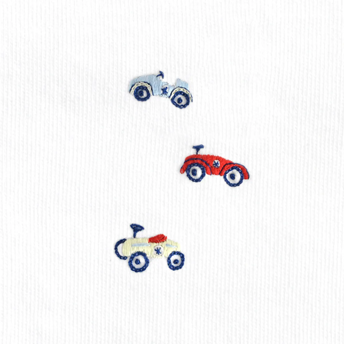 Toy Cars Embroidery Footie | Baby Boy