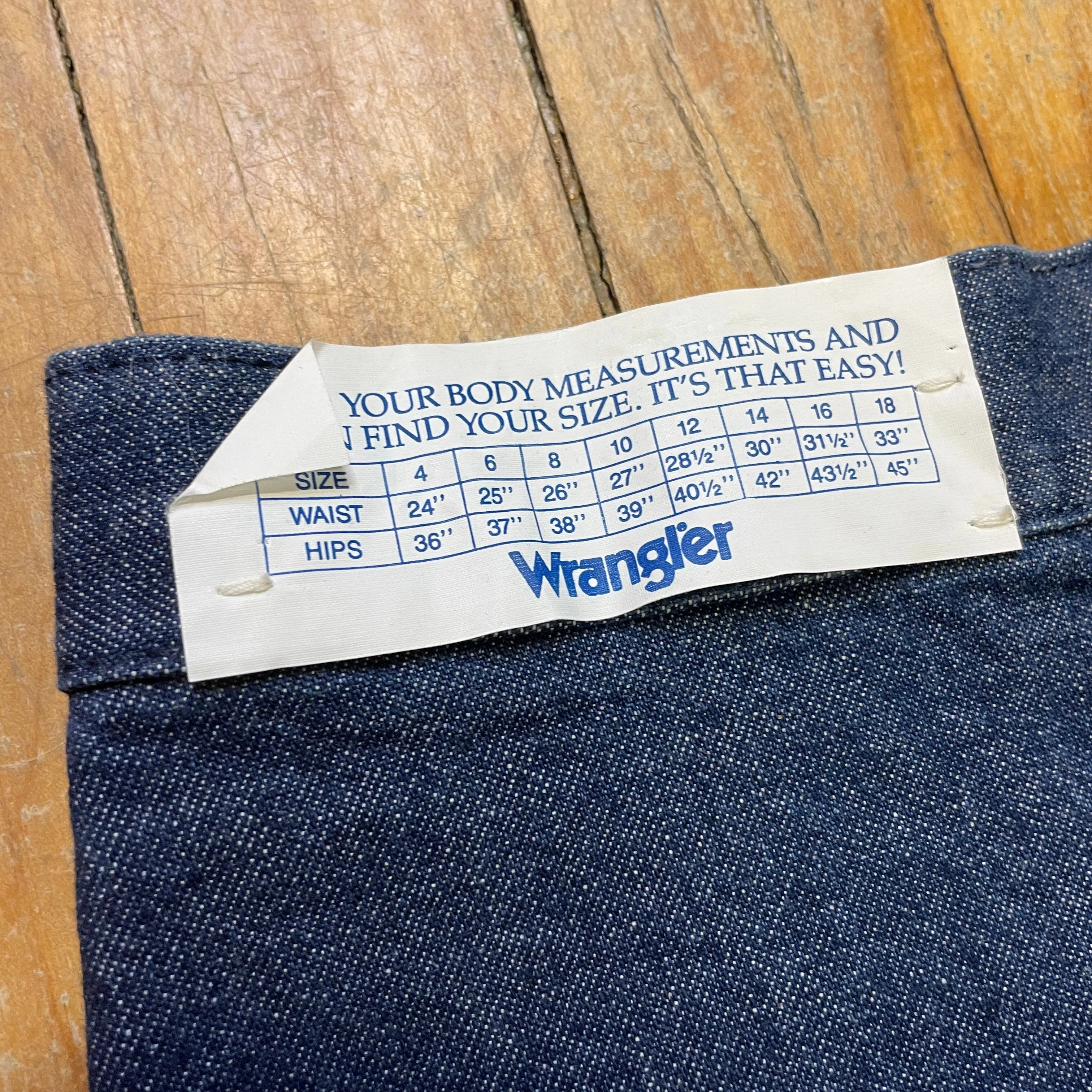 Vintage Wrangler Blue Bell Deadstock Made in Canada Front Pleat Jeans