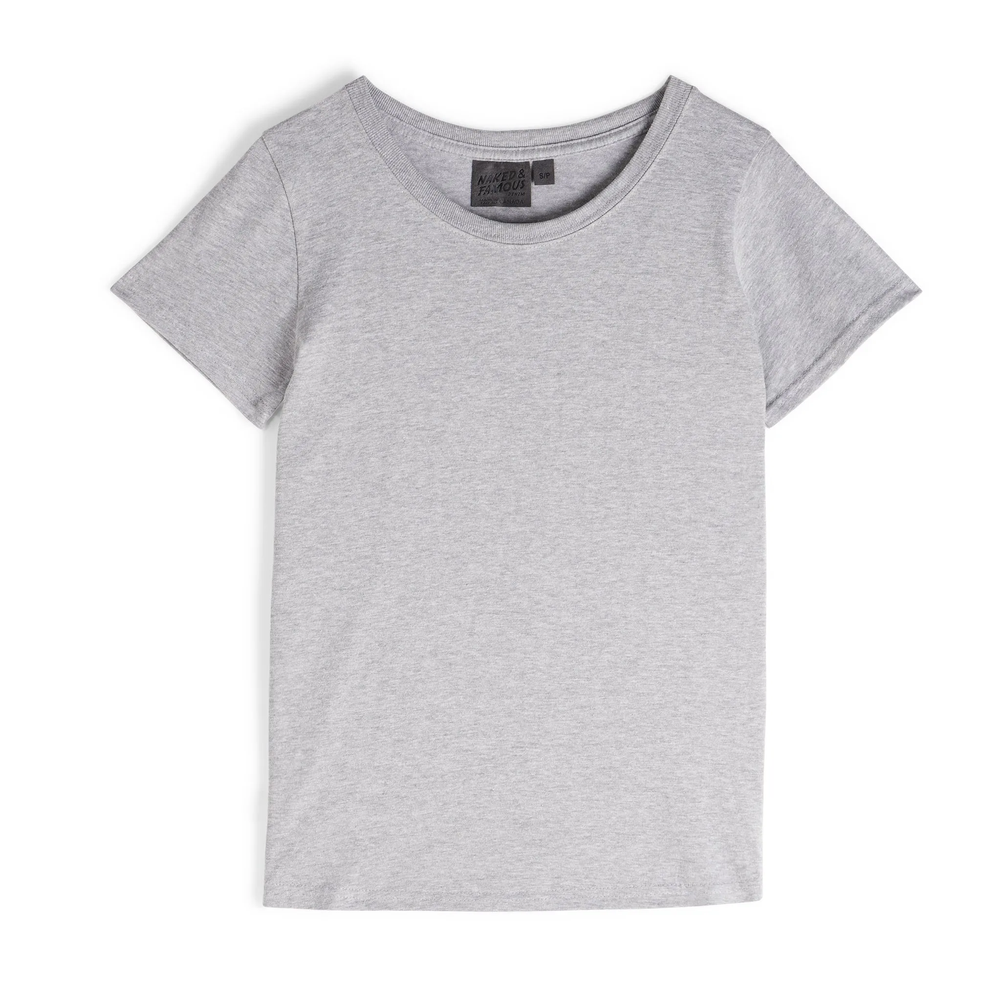 Women's -Circular Knit Ballet Tee - Double Ring-Spun Cotton - Heather Grey